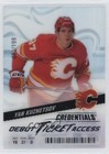 2024 Upper Deck Credentials Acetate Debut Ticket Access /199 Yan Kuznetsov 13og