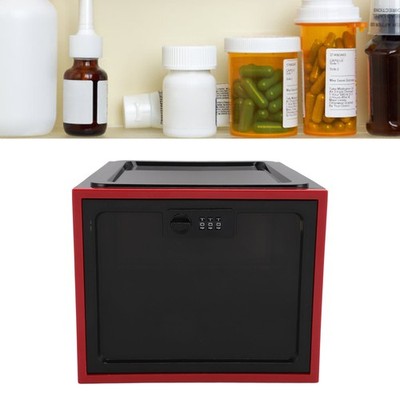 Large Medicine Lock Box Transparent Plastic Lockable Storage Box 3 Digit Com