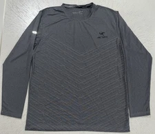 Arcteryx Run Sport Cormac Long Sleeve Tee Men’s 2XL Gray Active Heatgear Stylish
