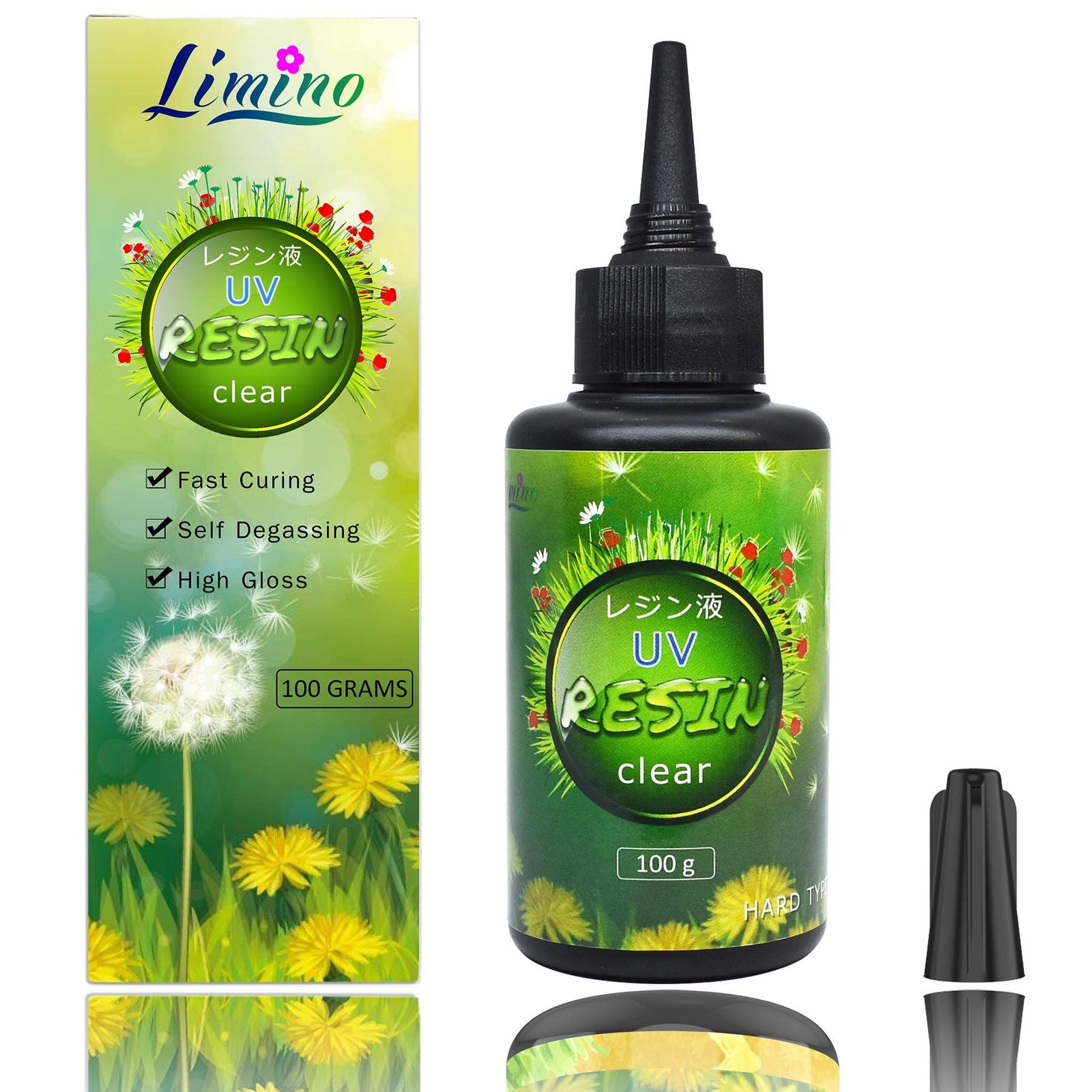 100g UV Resin Crystal Clear for DIY Crafts - Fast Curing Epoxy