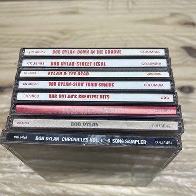Bob Dylan Lot of 8 CD's Street Legal Greatest Hits Slow Train Coming Chronicles
