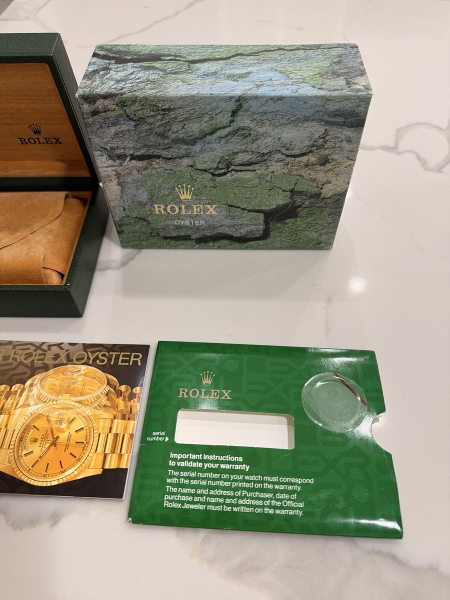 Authentic ROLEX Daytona 16520 ZENITH Watch Box Set Full Set