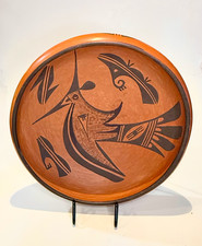 Large Vintage Zella Cheeda (Antelope Woman) Hopi Bowl