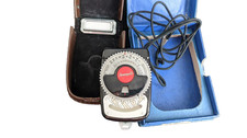 Light Exposure Meter Vintage USSR Soviet Russia Original Leningrad 1959 Box