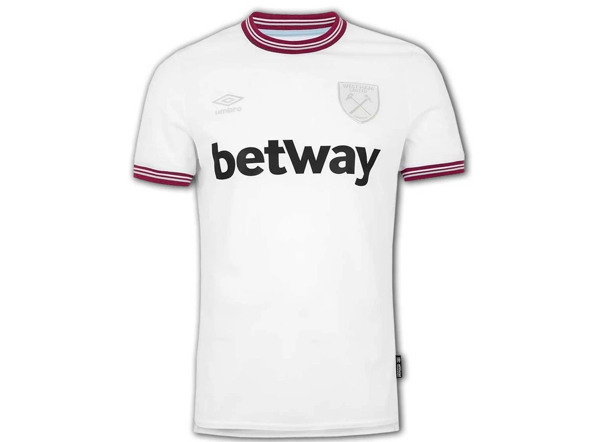 Vetements officels homme - Maillot Retro Score Draw West Ham United 2000 Extérieur - Bleu foncé | Pro:Direct Soccer