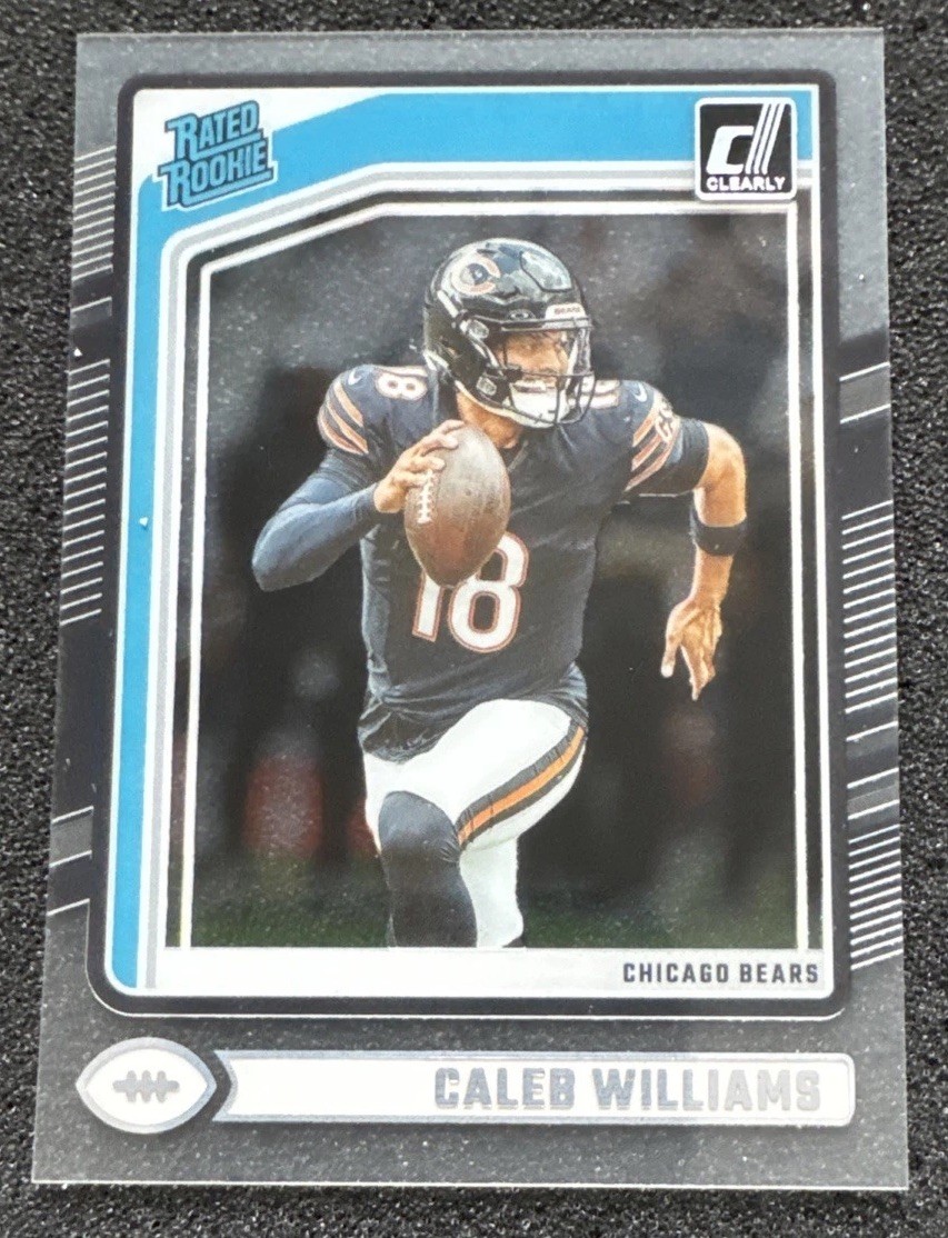 2024 Clearly Donruss Caleb Williams RC #51 Bears Clean Rookie 📈 🔥