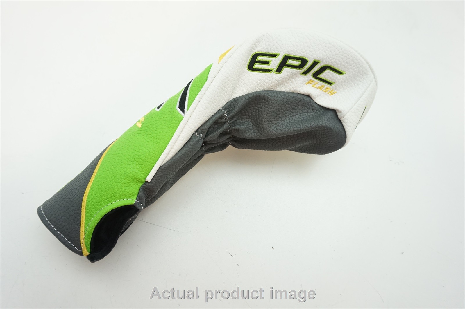 Callaway Golf Epic Flash Driver Headcover Head Cover Good Green/White/Yellow