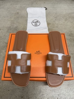 Hermes Oran Sandals Size US Women s 8.5 Fast Shipping