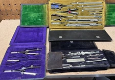 Vintage Drafting Sets Schoenner Alvin Keuffel & Esser Mechanical Drawing
