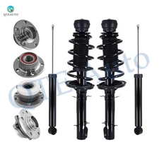 Set 8 Front Wheel Hub-Quick Strut-Rear Hub-Shock For 2005 Volkswagen Jetta L4 L5