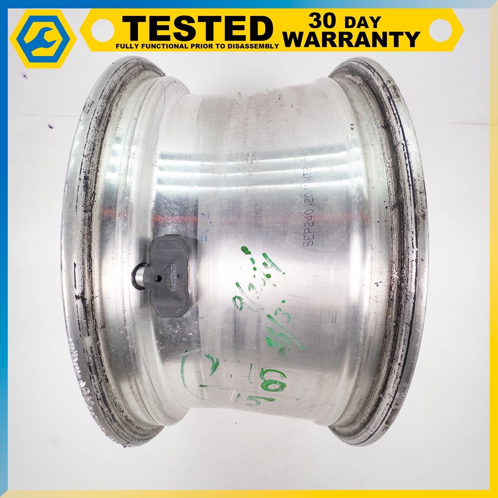 05-13 CHEVROLET CORVETTE C6 18X8,5J FRONT WHEEL RIM POLISHED OEM
