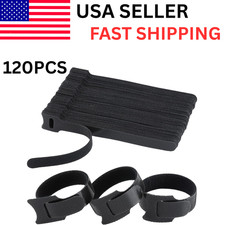 120PCS 6 Inch Reusable Cable Ties Wire Ties Cord Organizer Cable Organizer
