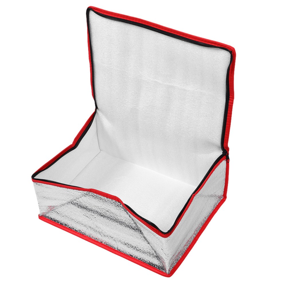 Caja de alimentos flexible con aislamiento térmico plegable bolsa de embalaje de papel de aluminio