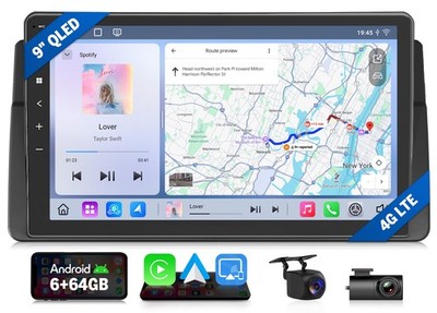 E46X6S2 Android 13 8Kern Autoradio Navi CarPlay DSP Für 3er BMW E46 318 320 325i