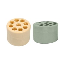 2 Piece Single Spiral Stem Holder, Floral Grid Reused7327