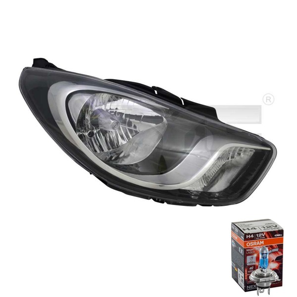 Scheinwerfer Frontscheinwerfer Links H4 FüR Hyundai I10 PA Inkl. Osram Lampen-image