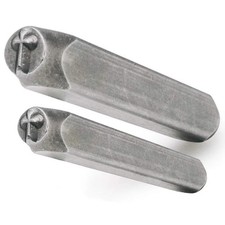 2 Pcs Metal Punch Stamp 6Mm and 3Mm Metal Stamps Tools,Cross Metal Punch Stamp S