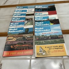 Model Railroader Magazine Lot 1967 Complete Year Jan-Dec 12 Issues Vintage