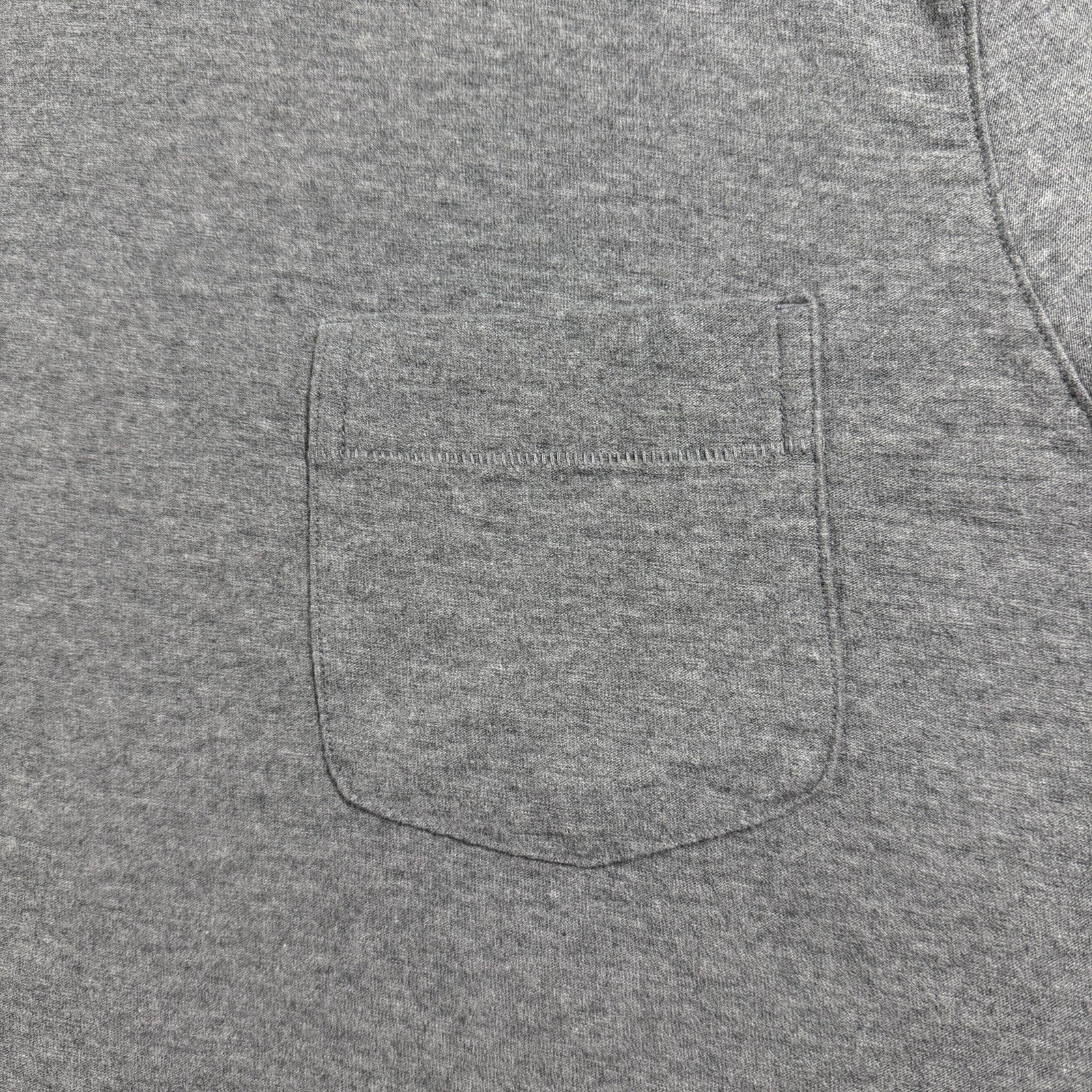 Banana Republic Luxury Touch Pocket Tee Mens XL Gray Heathered Knit Shirt Casual thumbnail 13