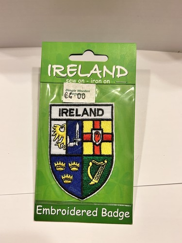IRELAND Coat Of Arms Embroidered Patch, Brand New, Sealed, Imported From Ireland - Picture 9 of 9