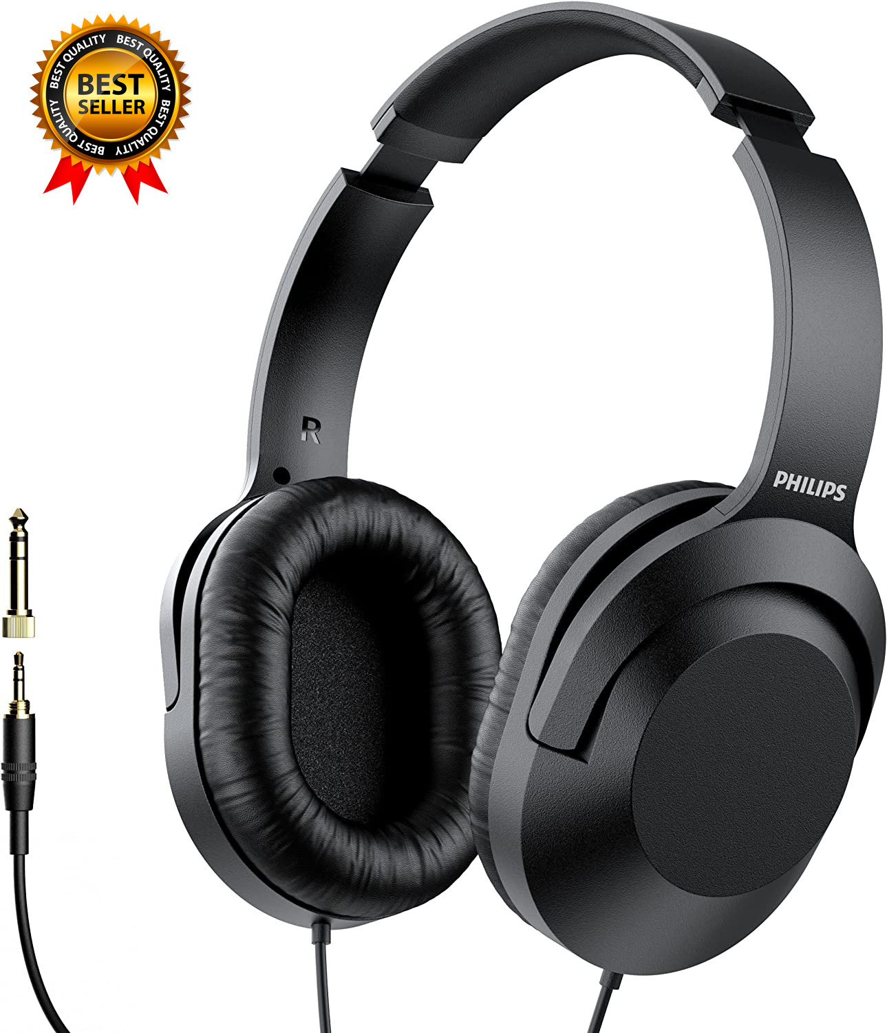 over Ear Wired Stereo Headphones for Podcasts, Studio Monitoring and Recording
