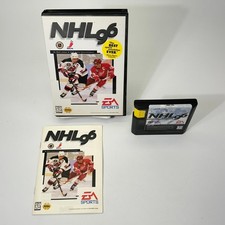 NHL 96 Sega Genesis Video Game Sports Multiplayer EA Sports COMPLETE