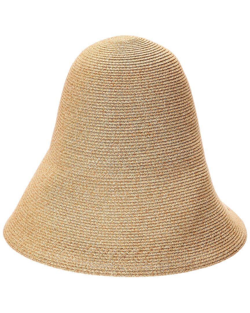 Тотемная соломенная шляпа женская коричневого цвета.