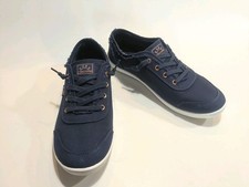SKECHERS Women's Sz9 BOBS B Cute Navy Blue Slip On Sneaker