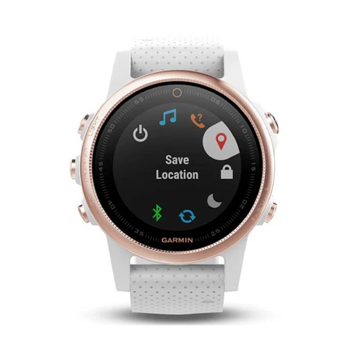 Garmin Fenix 5S Sapphire GPS Montre Multisports D'extérieur Or blanc et Rose - Photo 4/4