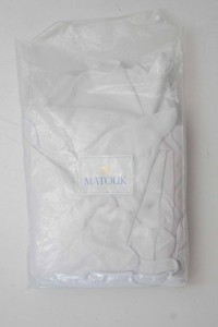 NEW Matouk Coverlet Lanai White White Cotton Scallops - FULL / QUEEN