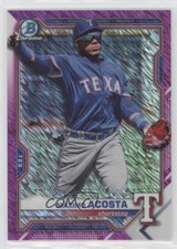 2021 Bowman Chrome Prospects Fuchsia Shimmer Refractor 32/199 Maximo Acosta 1og
