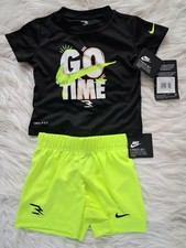 Nike 2 Piece Dri Fit Shorts Shirt Set-Size 12M-NWT