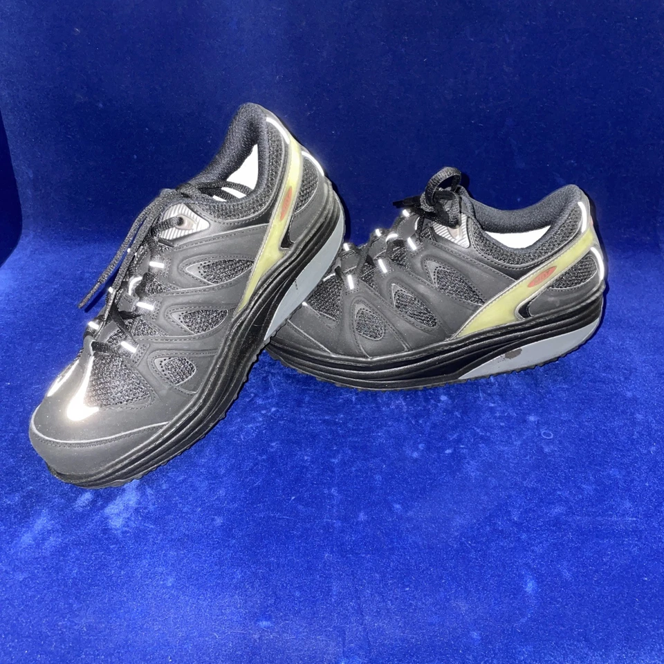 NUEVO MBT Sport 2 Para mujeres Cuero Negro Textil Zapatos Tenis para Caminar Talla 9 Foto 4 de 4