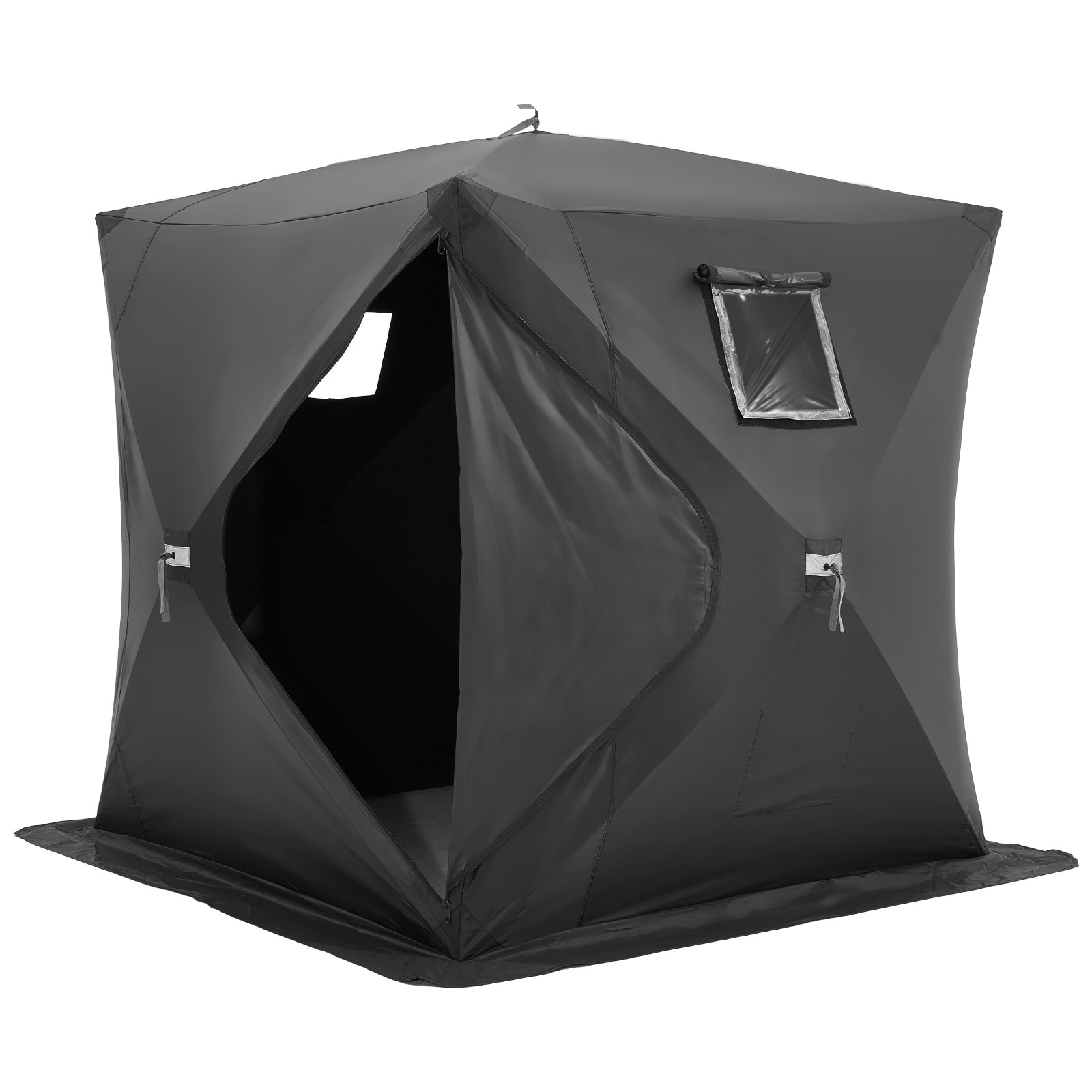 VEVOR 3-4 Person Ourdoor Portable Ice Shelter Pop-Up Ice Fishing