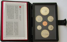 Canada circulation coin set proof 1985