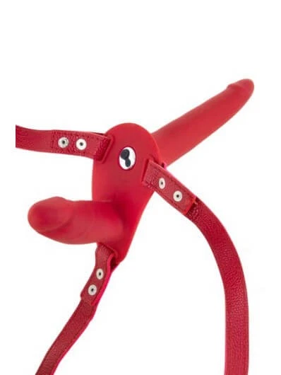Double gode ceinture rouge vibrant - CC5310020030 - Photo 2/2