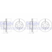 2X Delphi Bremsscheiben 302Mm BelÜFtet Vorne Passend FÜR Nissan Interstar NV400