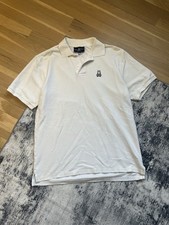 Pyscho Bunny Polo T-Shirt White Size