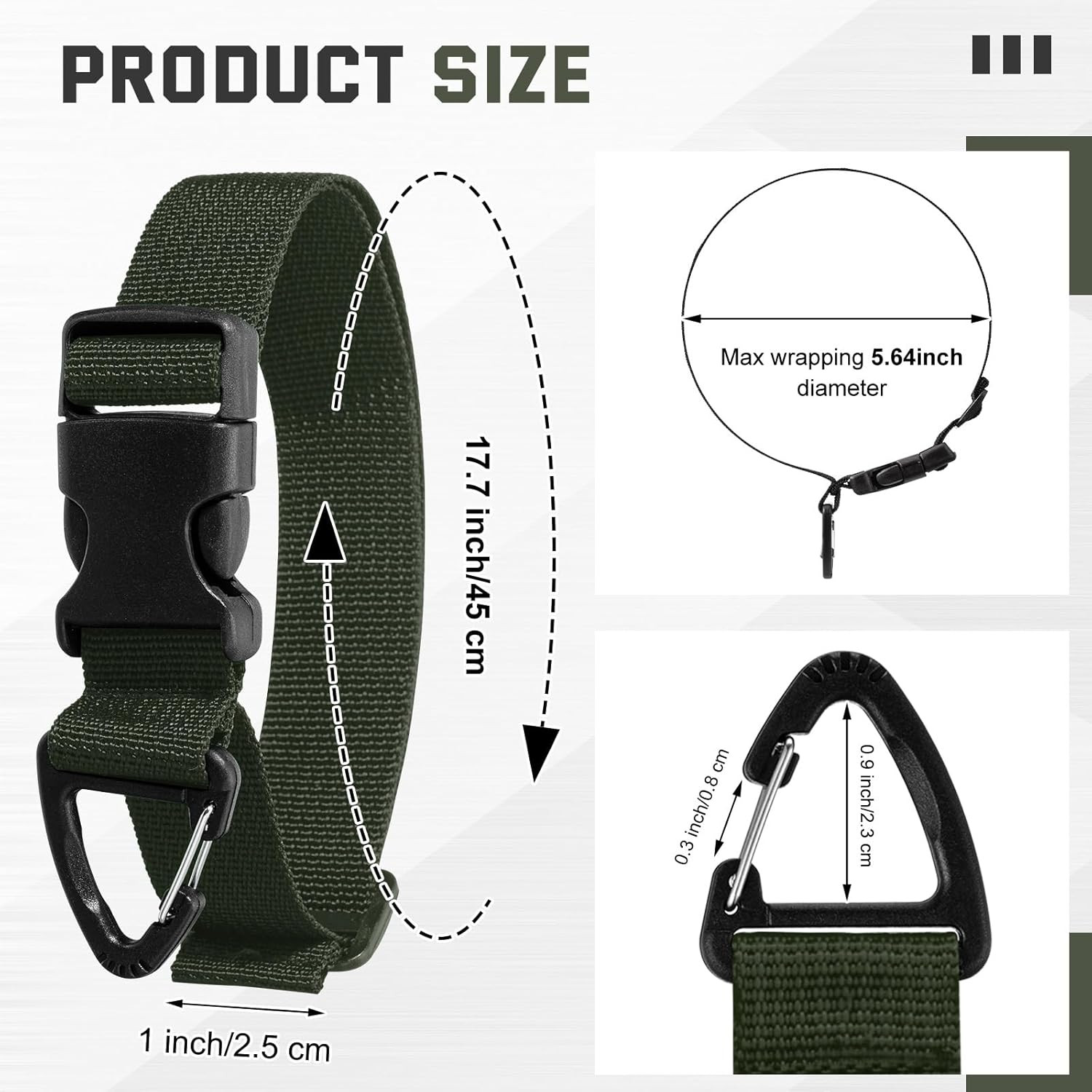 6 Pack 17 Adjustable Extension Cord Holder Organizer Heavy Duty Garage Strap