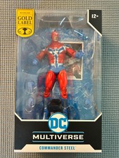 MIP 2024 McFARLANE TOYS DC MULTIVERSE  COMMANDER STEEL GOLD LABEL TARGET EX.