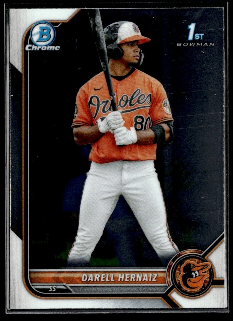 2022 Bowman Chrome 1st Bowman Darell Hernaiz Baltimore Orioles #BCP-27