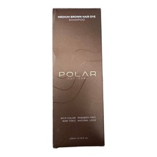 Polar Med-Brown Hair Dye Shampoo 6.7oz Color No-toxic Natural Brunette Medium