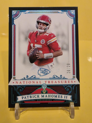 2025 PANINI NATIONAL TREASURES PATRICK MAHOMES II 20/20 #47 CENTERED CHIEFS