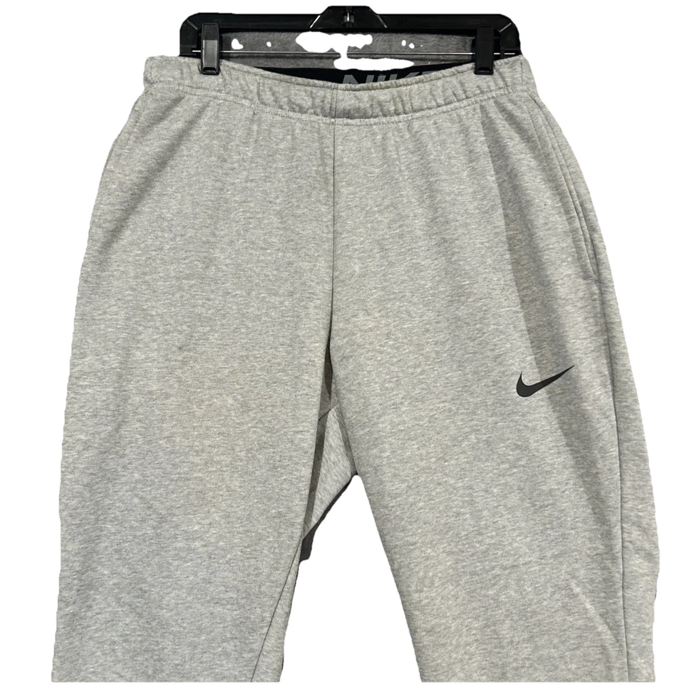 Nike Dri-Fit Men’s Tappered Stretch Casual Athletic Joggers Pants Gray Size XL - Image 3 of 4