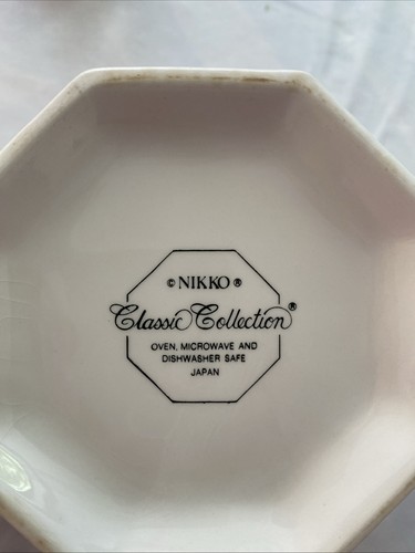 Vintage Nikko Classic Collection Weiß Achteck Teekanne Japan Mid Century MCM - Bild 4 von 4