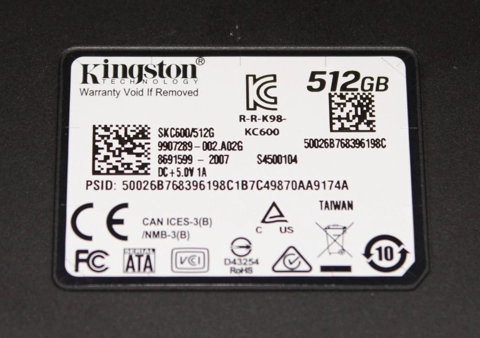 16 Kingston 512GB,  2.5” SSD, model SKC600/512G - Image 4 of 4