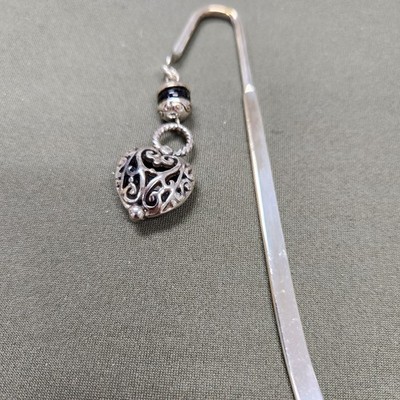 Brighton Bookmark Heart Silver Plate Mother's Day Graduation friend Gift 