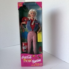 Coca-Cola Picnic Barbie Doll  1997 Mattel  model #19626 Gift Collectible NIB
