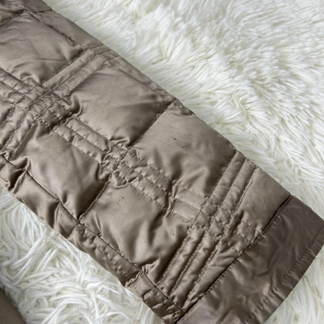 Burberry Black Label Down Jacket with Fur Beige Nylon Approx S Authentic thumbnail 9