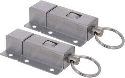for Automatic Latch/Bolt Spring Loaded Security Gate Stainless Steel Door